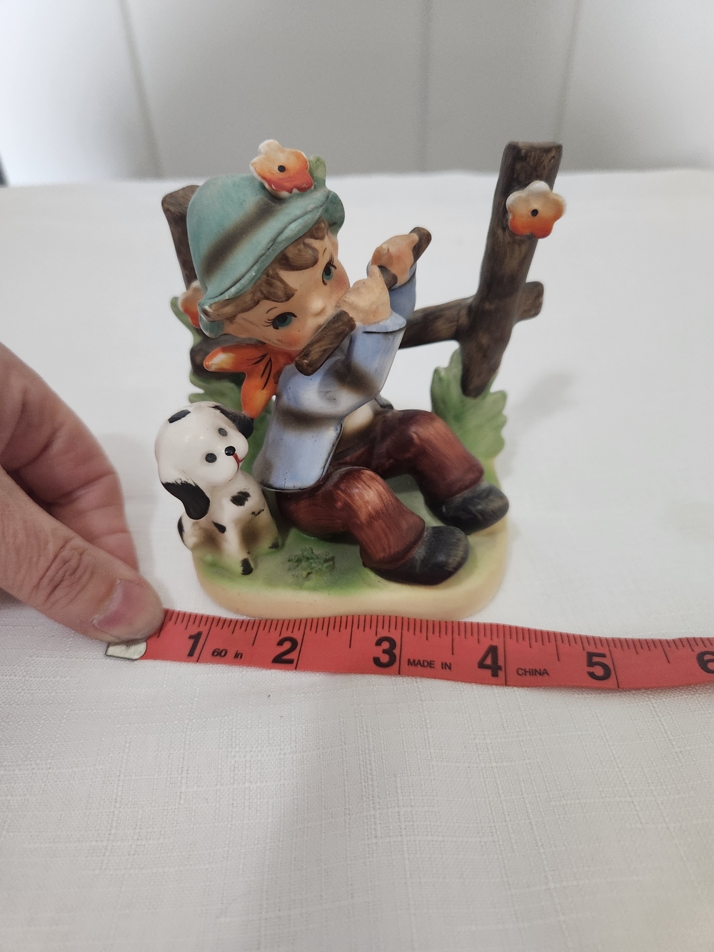 Napcoware Hand-Painted Boy with Dog Figurine - Picture 8 of 10